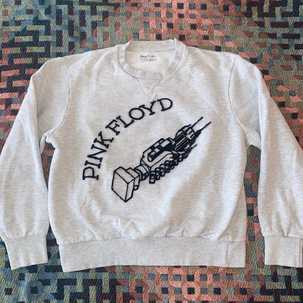 Eleven Paris Pink Floyd Heather Gray Crewneck Sweatshirt Unisex